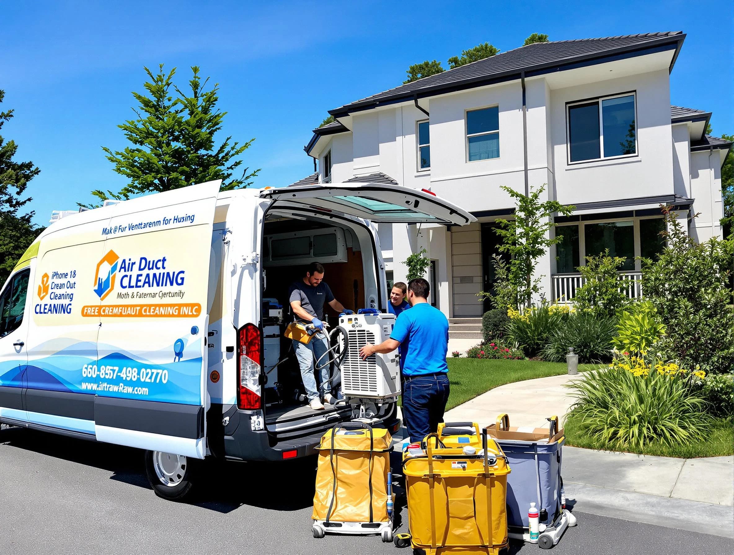 Jurupa Valley Air Duct Cleaning technician performing professional air duct cleaning in Jurupa Valley