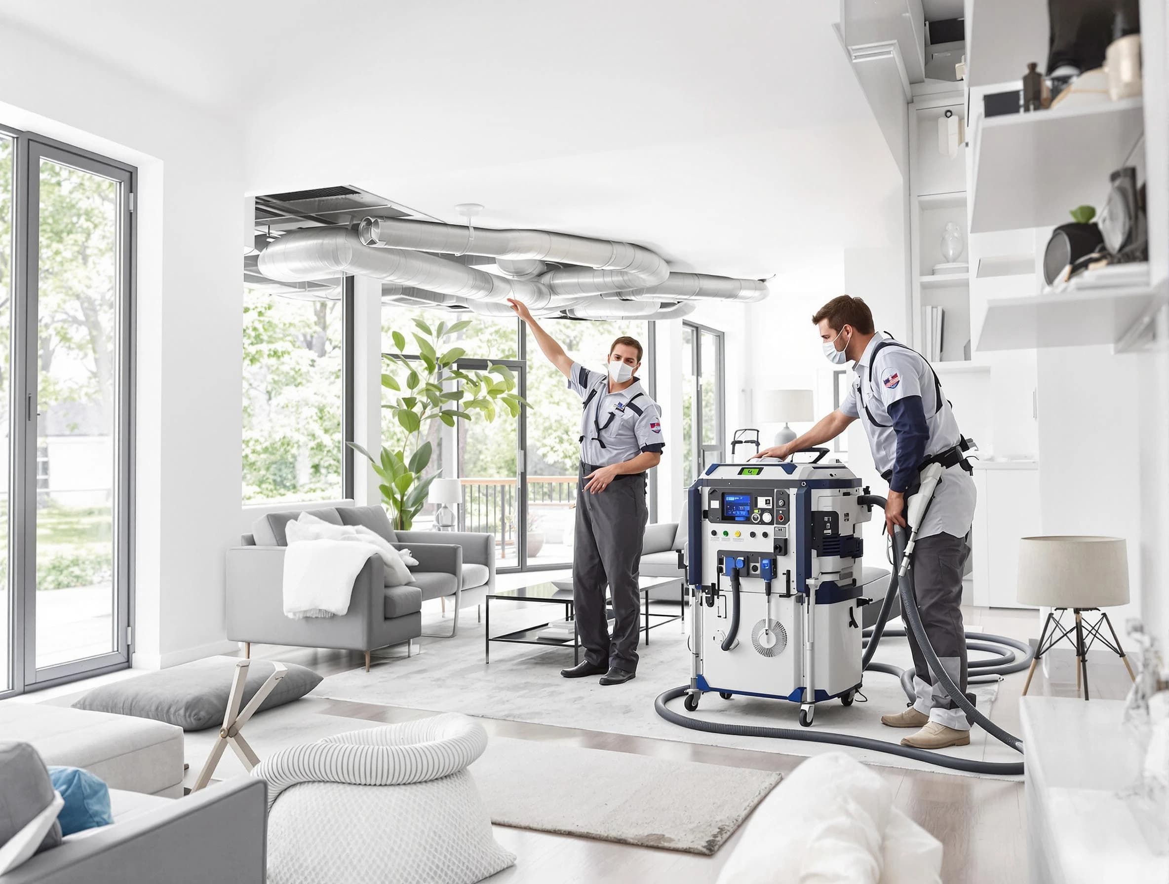 Jurupa Valley Air Duct Cleaning professional conducting pure air duct cleaning with state-of-the-art equipment in Jurupa Valley