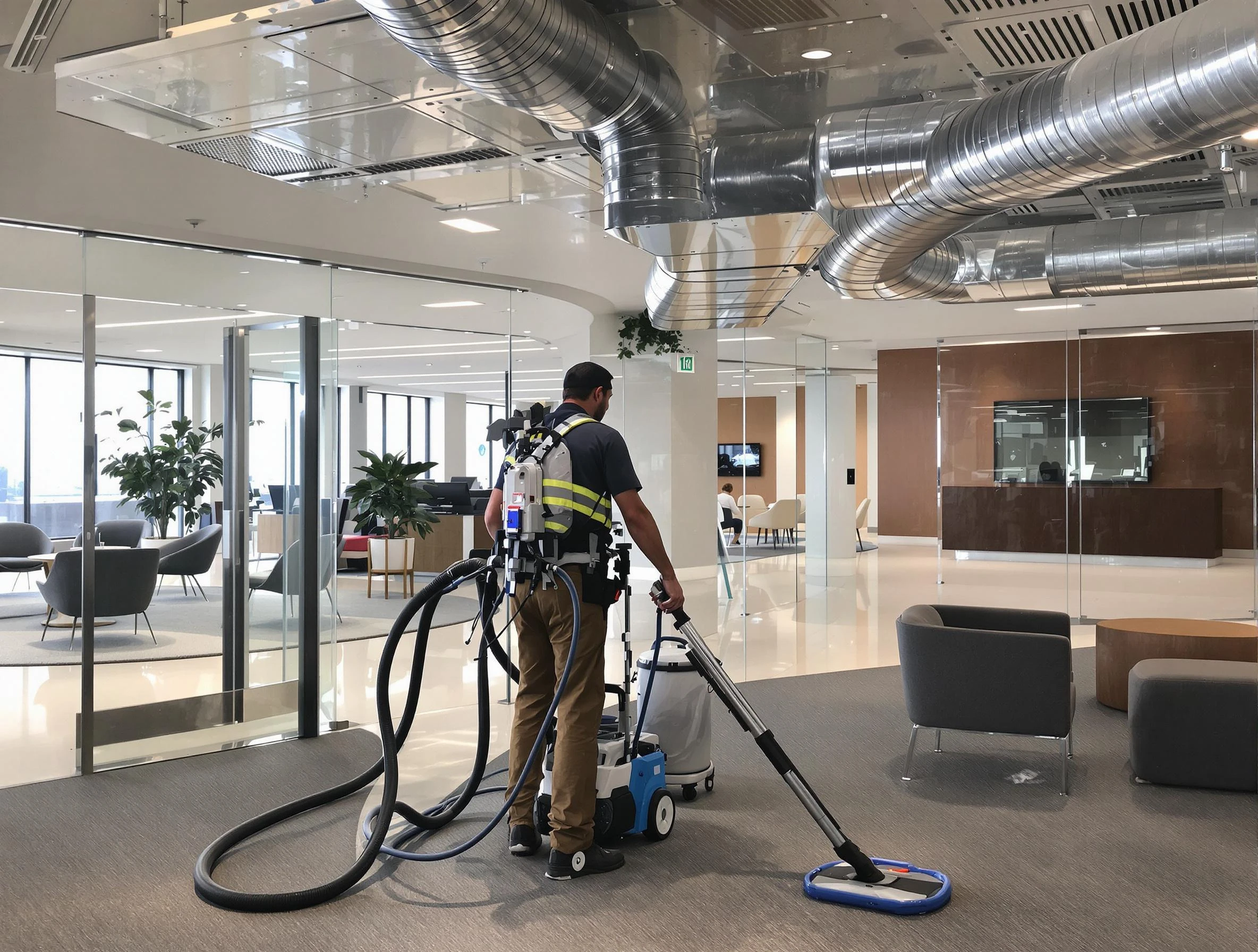 Commercial duct cleaning service by Jurupa Valley Air Duct Cleaning in Jurupa Valley