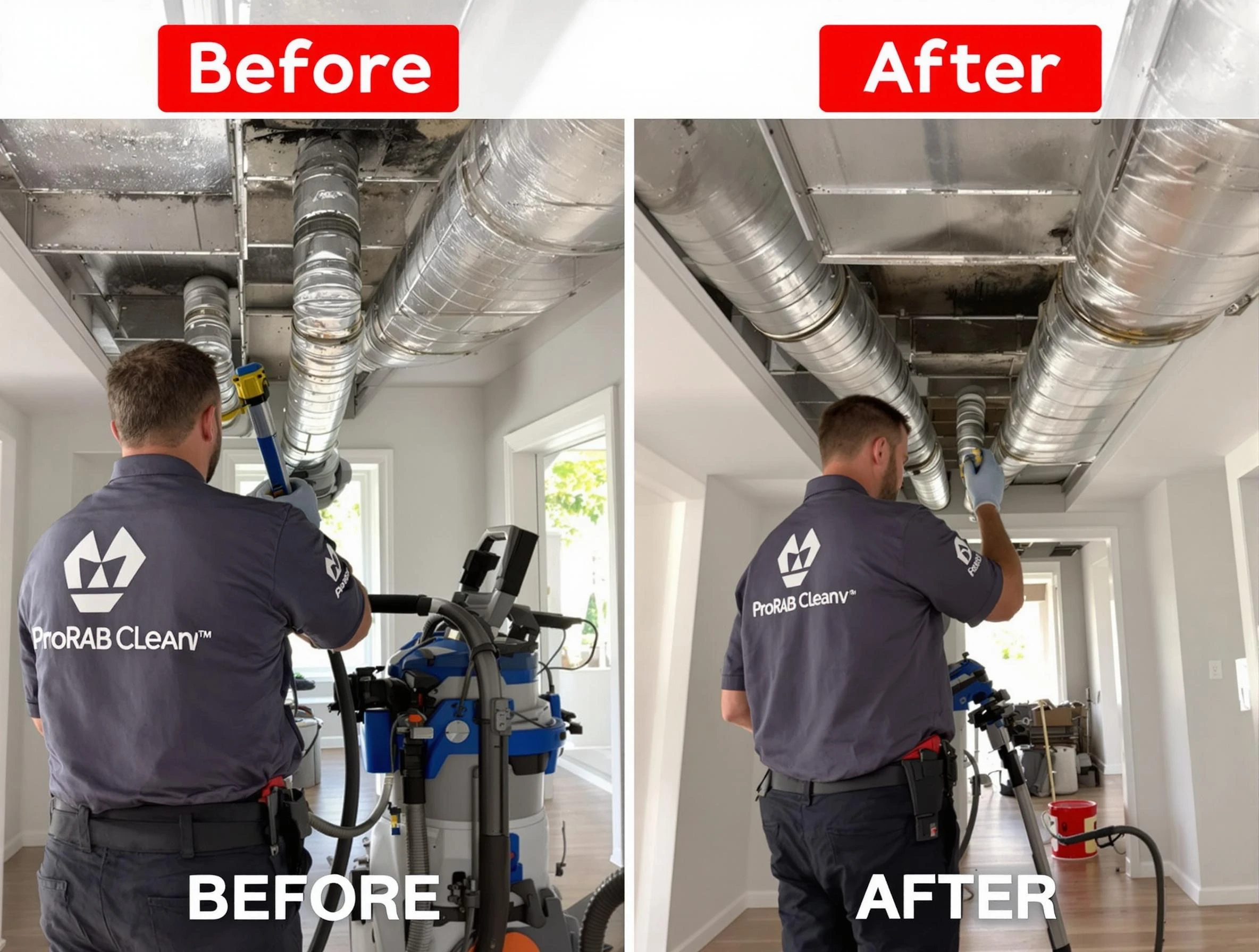 Jurupa Valley Air Duct Cleaning expert performing thorough residential duct cleaning in a Jurupa Valley home